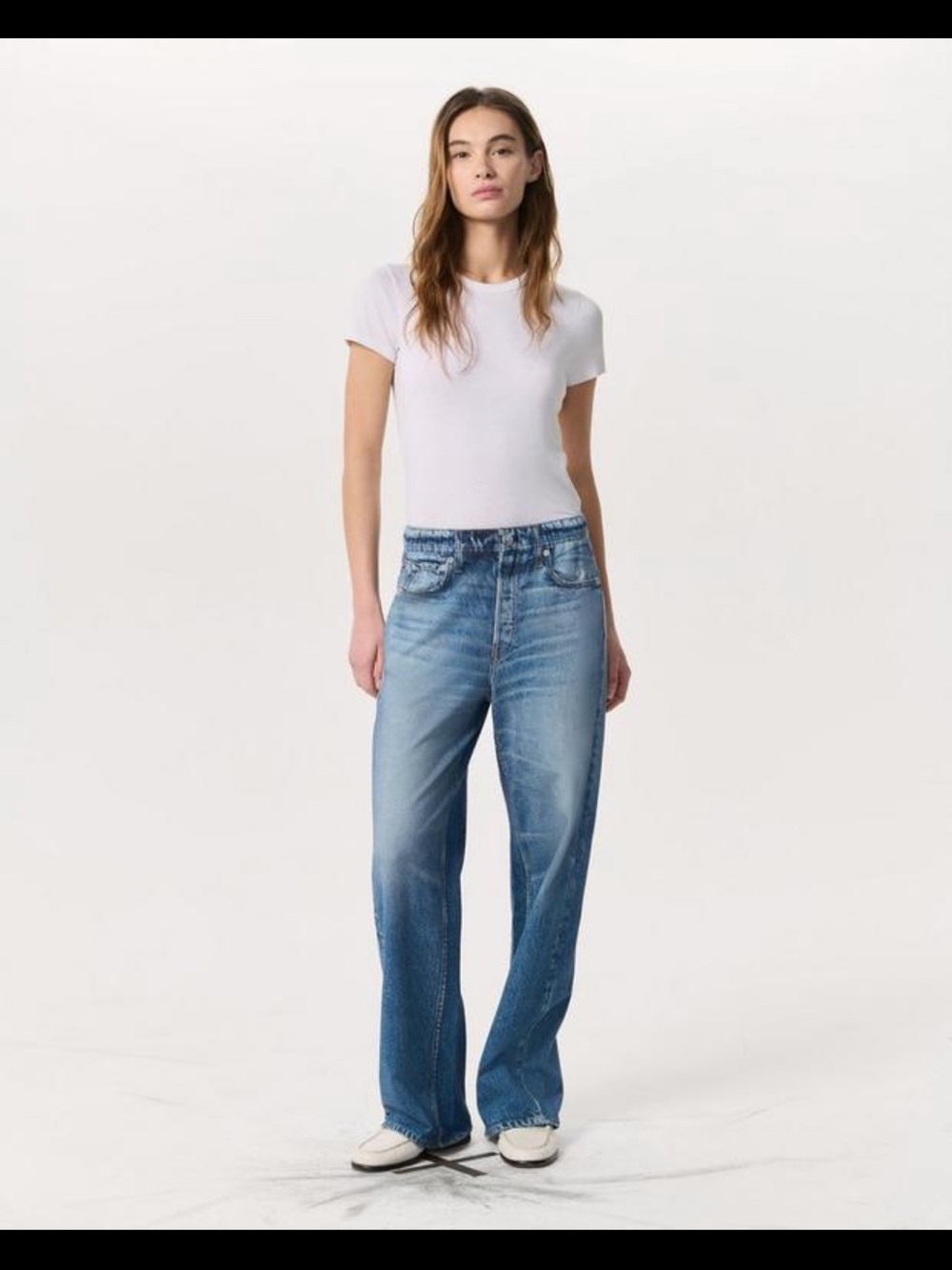 Rag & Bone Miramar Terry Wide-Leg Pant — Valentina, M